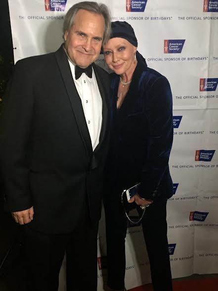 Shannen Doherty with her plastic surgeon Dr. Jay Orringer at a gala in 2016