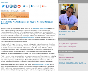 Beverly Hills Plastic Surgeon on Keys to Mommy Makeover Success